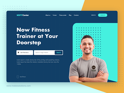 MSFITCenter | Fitness Web Design Template about us admin panel branding design download for free fitness app fitness center illustration landing page ui ux uidesign uiux ux ux design web design webdesign website design