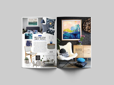 Belle Property Magazine Spread design editorial interiors magazine magazine ad print publication publishing styling
