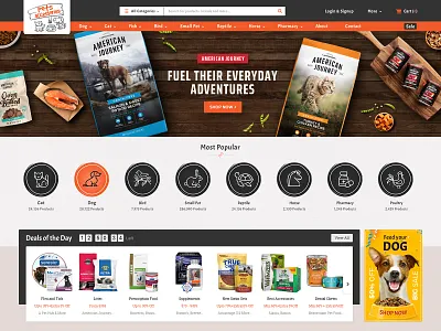 Pets Accessories accessories ecommerce ecommerce design ecommerce store pet food pets shopify shopify store web design web store website website design company
