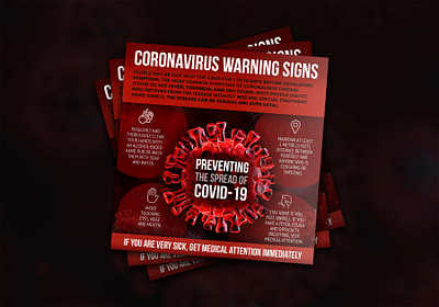 Coronavirus Informational Flyer / Handout adobe photoshop adobe photoshop cc corona corona virus coronavirus design digital design flyer flyer design health health information informational psa public health stay healthy stay home stay safe virus