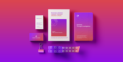 Stationary Mockup Exploration brand design brand identity branding branding concept design exploration visual brand gradient gradient color identity design stationary