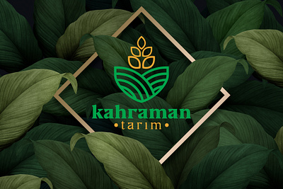 kahraman tarim advertising agriculture logo branding corporate identity design design logo mockup photoshop typography vector