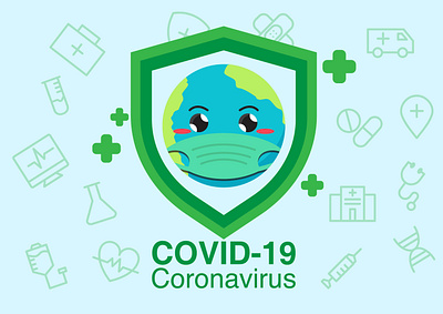 COVID 19 animation artwork colors coronavirus covid19 design earth flat icon illustration vector