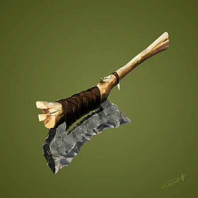 Wild Axe art concept art digitalart earlyman forest game game art historical illustration photoshop tools wild woods