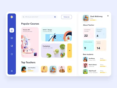 Education Web Platform 👨💻 app design education educational website interface learning learning management system learning website minimal online learning platform ui ux webdesign website