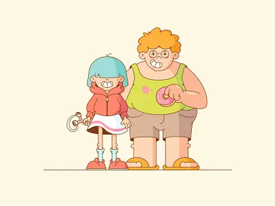 Friends cartoon character characterdesign design friends illustration