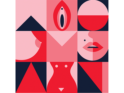 W O M A N female feminine feminism flat illustration iwd vectorart woman