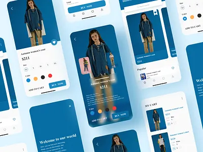 Clothes UI app branding clothing flat logo minimal mobile motion u ui ui design uidesign uiux ux web