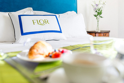 FLOR - Rooms in Florence | Branding bed and breakfast botanical boutique brand identity branding design florence garden hotel natural nature