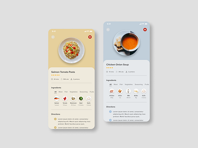 Cooking app app app design application colors cooking app design ios ios app mobile mobile app mobile app design mobile design mobile ui ui uidesign uiux ux uxdesign