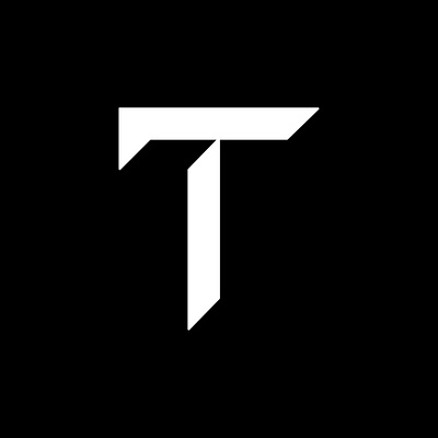 T 36 days of type 36daysoftype black black white blackandwhite challenge fontface geometic letter logo minimal t typeface typography