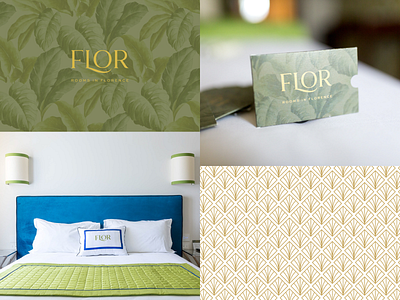 FLOR - Rooms in Florence | Visual Identity bed and breakfast botanical boutique brand identity branding design english colonial style english colonial style florence garden hotel natural nature