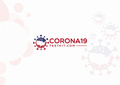 Corona Virus Kit selling website logo app logo blockchain corona corona virus covid 19 logo creative logo creative logo design logodesign minimalist logo design typography unique logo vector