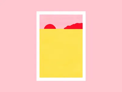 Landscape color design illustration landscape landscape illustration minimalism minimalist paint painting