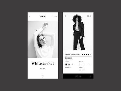 Black fashion store_ App app black branding clean dailyui design dribble fashion fashionapp figma ladies minimal mobileui ui uidesign uitrends uiux ux website women