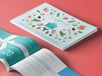 Cyprus Holiday Christmas Brochure 2018 branding brochure christmas design holiday hotel illustration layout tourism typography vector