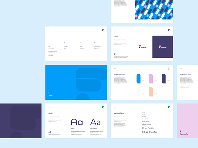 Flexifin Corporate Identity agency branding corporate czech czechdesign design identity identity branding logo logodesign minimal modern sdmk vector visual