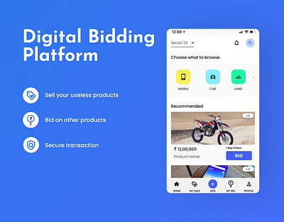 Bid from home assignemnt exploring mobile app product design saas safe san francisco secure ui uidesign uiux