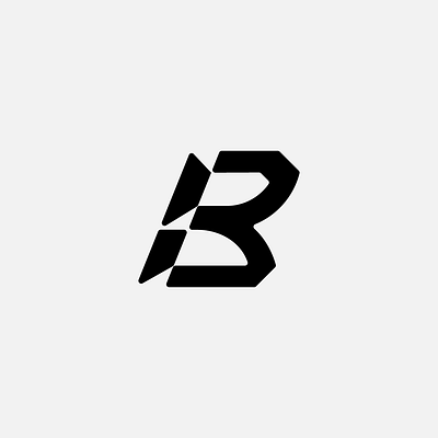 B - Day 02 36days b 36daysoftype 36daysoftype02 b logo bold concept design designer graphic letter b logo minimal simple design typography vector