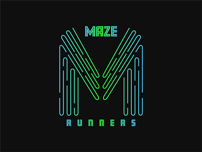 Maze Runners Logo art branding colors design gradients illustration logo logodesign logos patterns ui ux vector