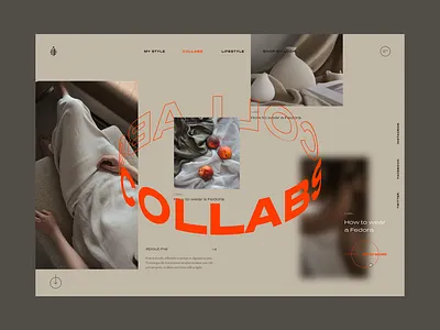 Fashion and lifestyle web design. blog branding design editorial fashion influencer lifestyle typography ui web