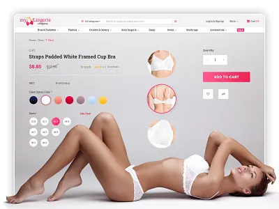 My Lingerie Shopping custom design ecommerce ecommerce design ecommerce shop lingerie lingerie store shopify store web web site design webdesign website