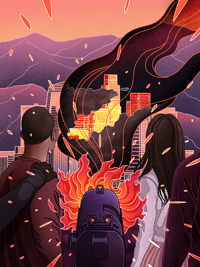 California Scheming book review design digital editorial editorial illustration illustration illustrator mystery procreate procreate art