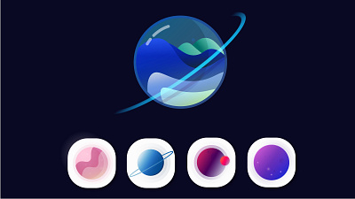 OrbitGeo Part 4 branding design icons illustration logo vector