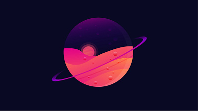 Planet Glass illustration design illustration vector