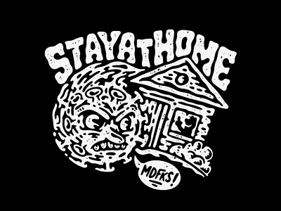 Stay safe, stay at home apparel artwork coronavirus covid covid 19 covid19 hardcore illustration lifestyle music old school tattoo