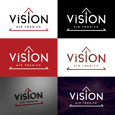 VISION AIR LOGO DESIGN businesslogo companylogo vision air logo design