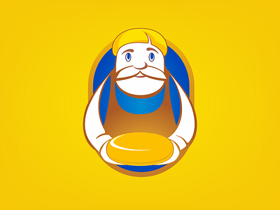 “Tuguztemir cheese” logo branding character cheese cheesemaker farmer food and drink illustration logotype mascot old work vector illustration