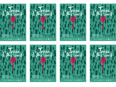 Terre d'accueil - Affiche affiche design illustration poster