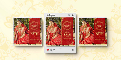 Saree Poster Design branding creative design creatives design digital marketing graphic design illlustration poster poster design saree creatives social media post ui