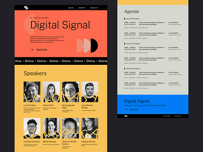 Digital Signal Website agency barcelona brands design digital logo ui ux website