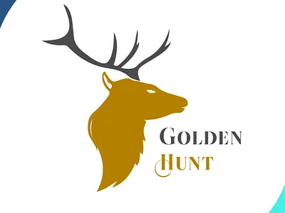 golden hunt art brand branding cmprojects deer deer logo design design art flat gold hunt icon illustration logo logodesign vector visual visual art visual design visual identity