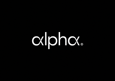 Alpha Logo alpha alphabet logo app best brand branding design designer black identity inspiration logo logotype minimal minimalistic perfect simple startup tech wordmark wordmarks