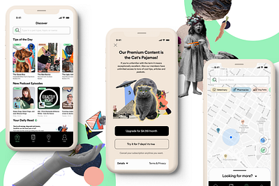 Ballon Animals 🎈 app collageart design icon illustration illustrator mobile procreate sketch ui ux