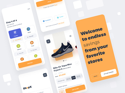 Online Shop / Mobile UI Exploration cart clean ecommerce iphonex landing page mobile mobile app online shop product sale shop sign in ui userinterface ux