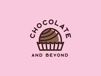 Chocolate & Beyond branding chocolate design logo