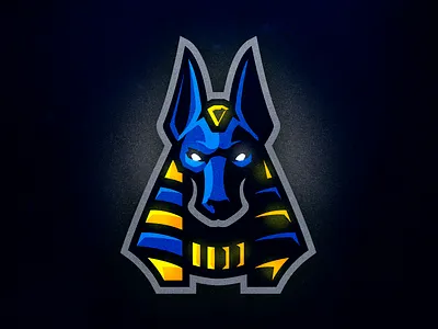 Anubis Mascot Logo angry anubis art branding design e sports egypt egyptian god gore illustration logo mascot mascot logo mythology rain vector
