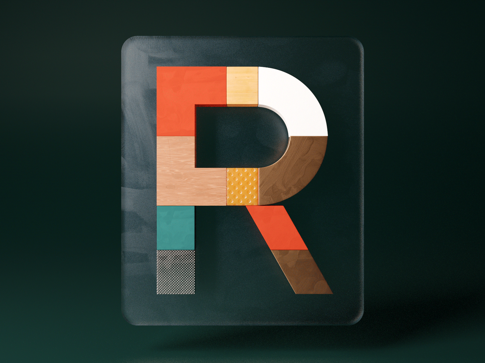 R - Responsiveness 36 days of type 36daysoftype 3d alphabets blender3d blocks branding c4d changing size cinema4d design illustration logo design responsive design responsiveness shapeshifting typography ux design variable web design