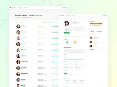 Muvity 2.0 / Agent search + detail agent finder app design real estate real estate agent search search engine ui ux web web app web app design web application webdesign