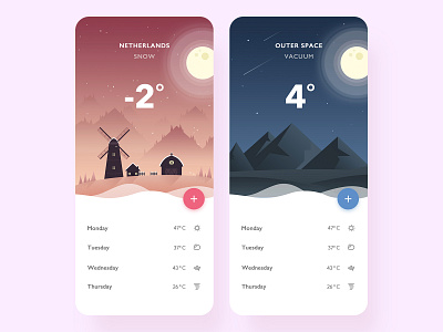 Brilliant brand illustrations app branding card clean color design designs flat illustration mobile app neumorphism ui ux vector weather weather app weather forecast weather mobile app