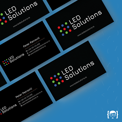 Led Solutions Branding branding codeit designit illustrator logodesign logodesigner visitcard