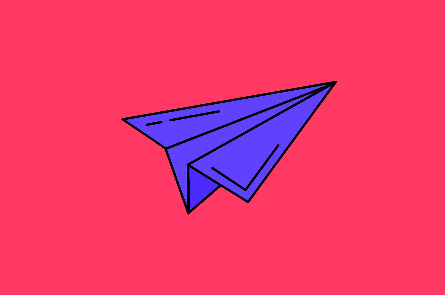 graphics of a paper plane