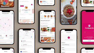 Foodpanda - Updated Featured Design app design branding creative design foodpanda mobile uidesign user interface design uxdesign