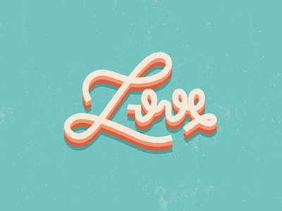 LOVE hand lettering customlettering design digital 2d fun graphic illustration simple typography vector vector art