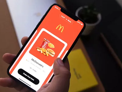 Fast Food πππ©- Order Flow animation app cards checkout clean design food app food delivery app ios iphone mcdonalds minimal mobile ui ux