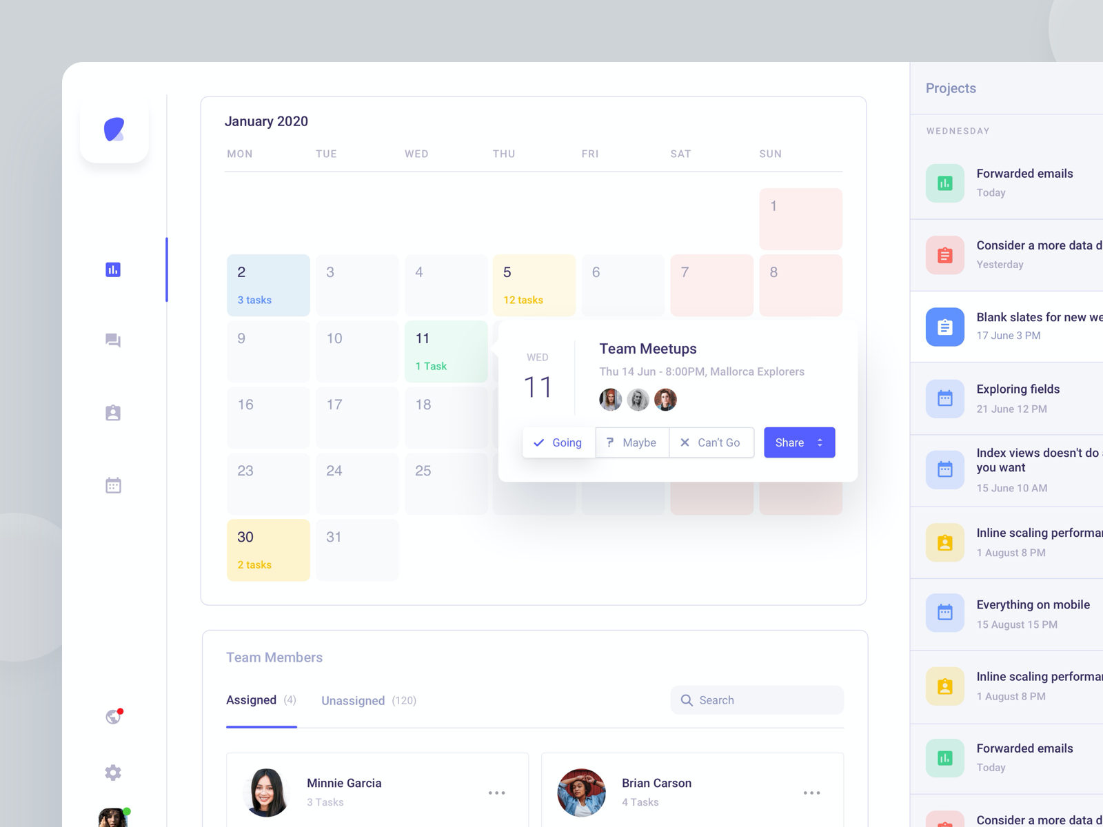 Example of Task Management Web Application